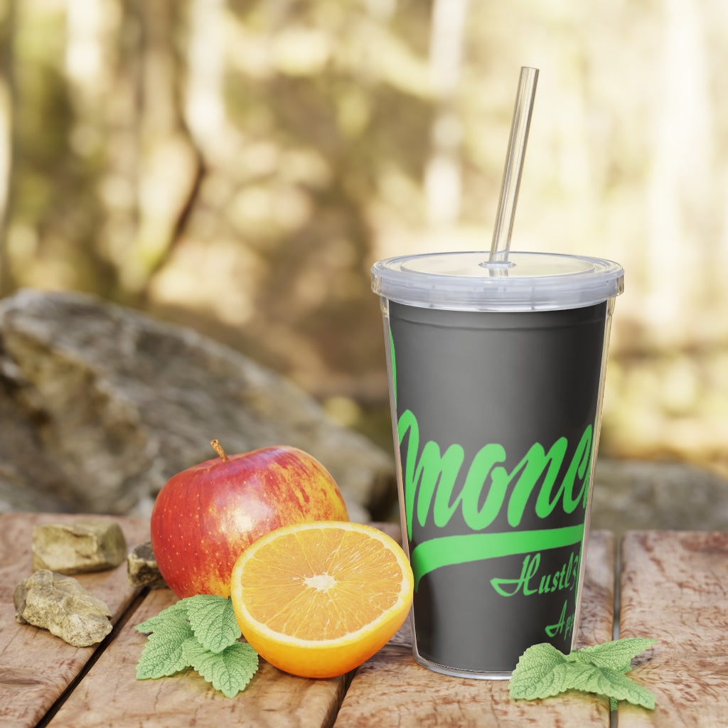 GMoney Hustl3 Plastic Tumbler with Straw