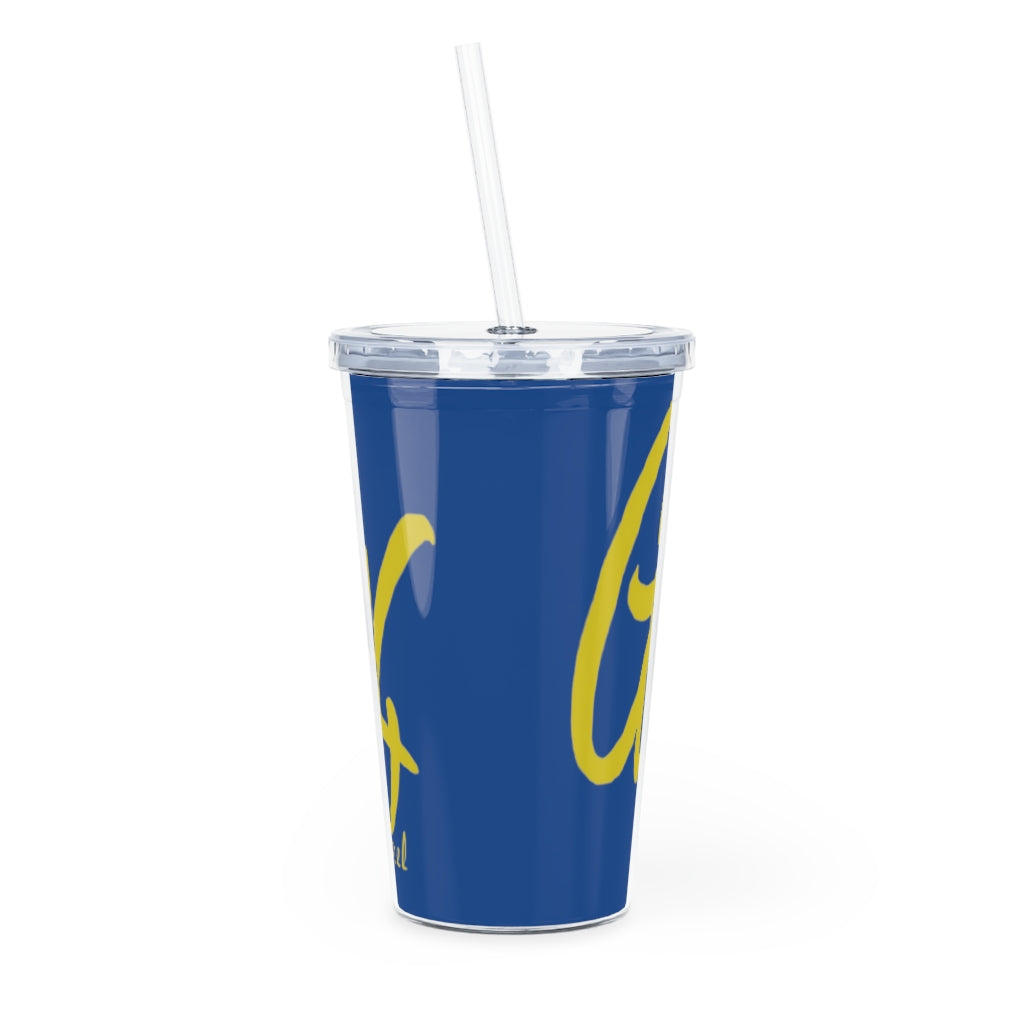 GMoney Hustl3 Plastic Tumbler with Straw