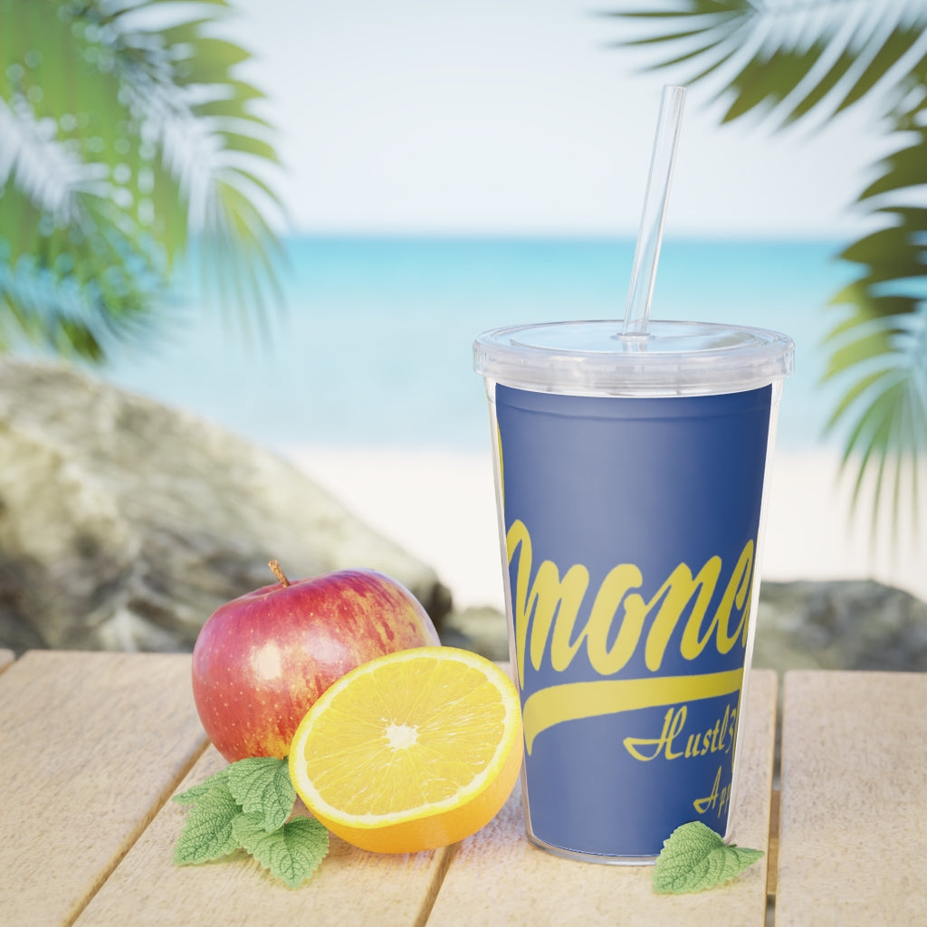 GMoney Hustl3 Plastic Tumbler with Straw