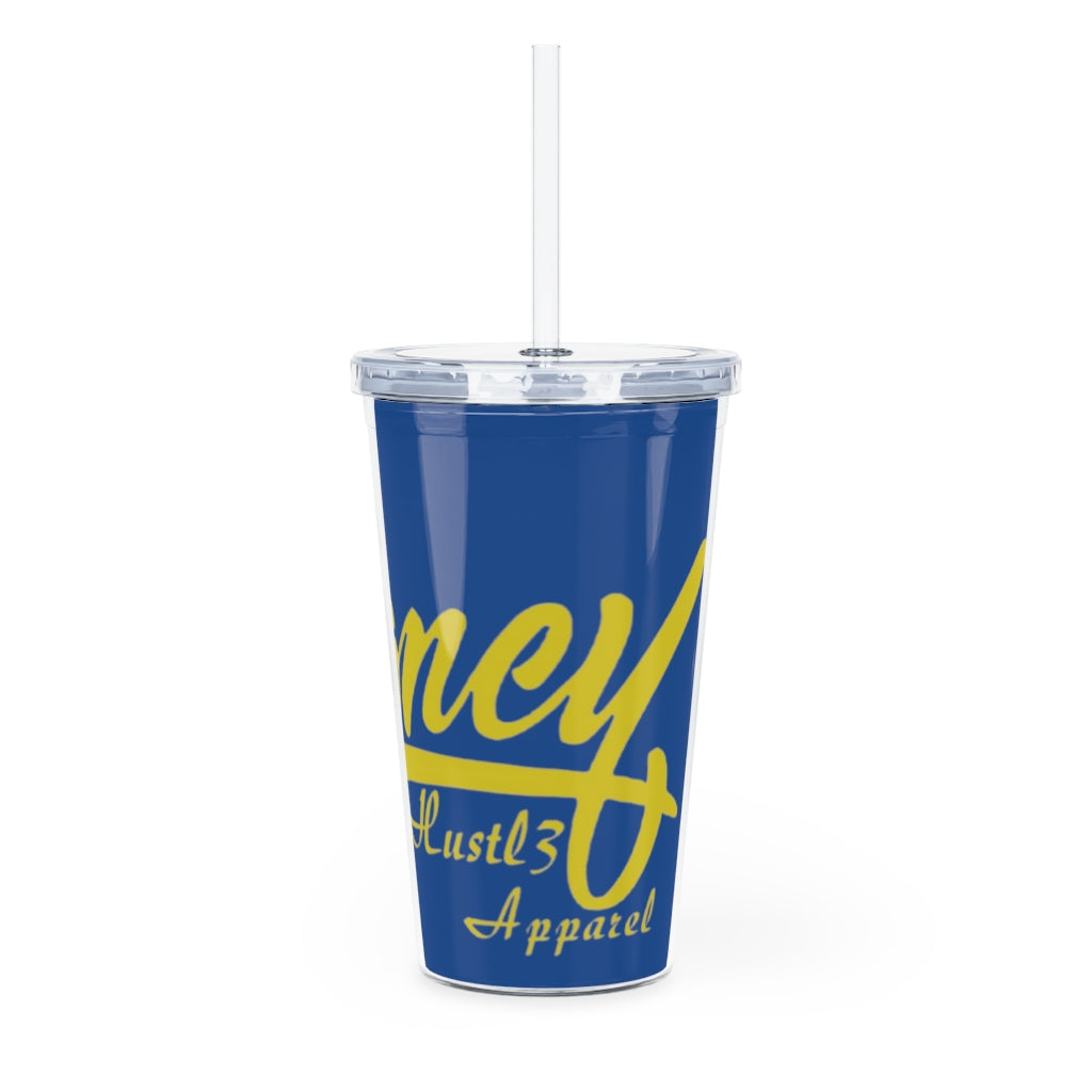 GMoney Hustl3 Plastic Tumbler with Straw