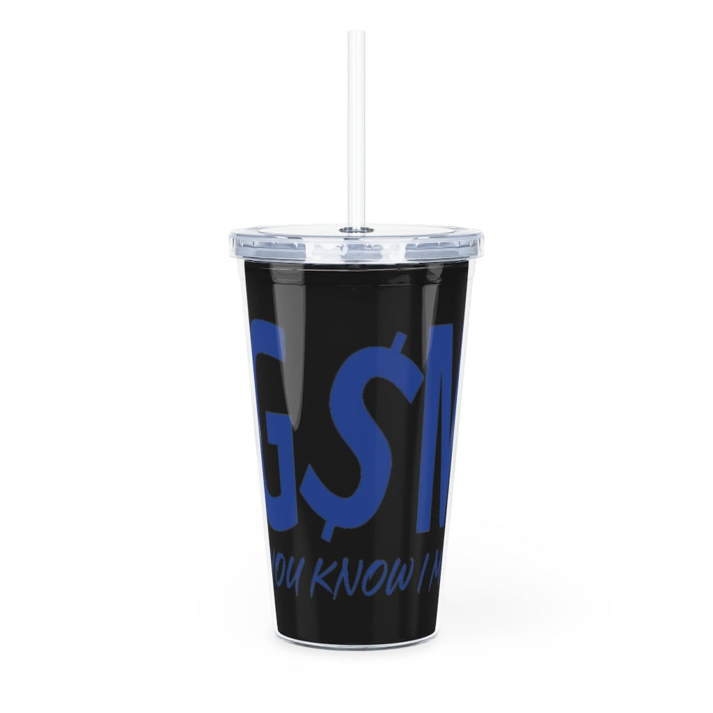 GMoney Hustl3 Plastic Tumbler with Straw