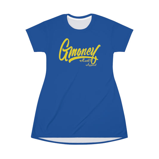 GMoney Hustl3 All Over Print T-Shirt Dress