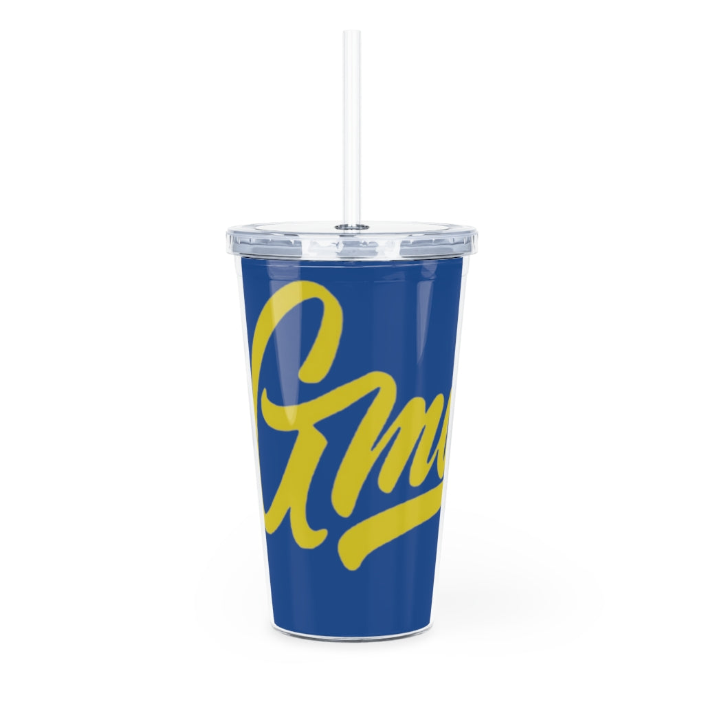 GMoney Hustl3 Plastic Tumbler with Straw