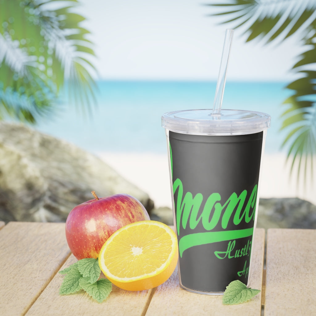 GMoney Hustl3 Plastic Tumbler with Straw