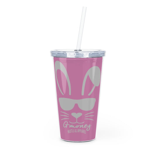 GMoney Hustl3 Plastic Tumbler with Straw