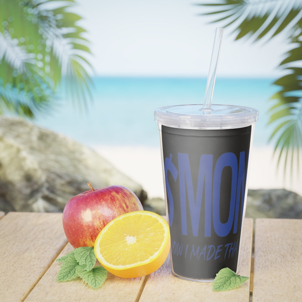 GMoney Hustl3 Plastic Tumbler with Straw