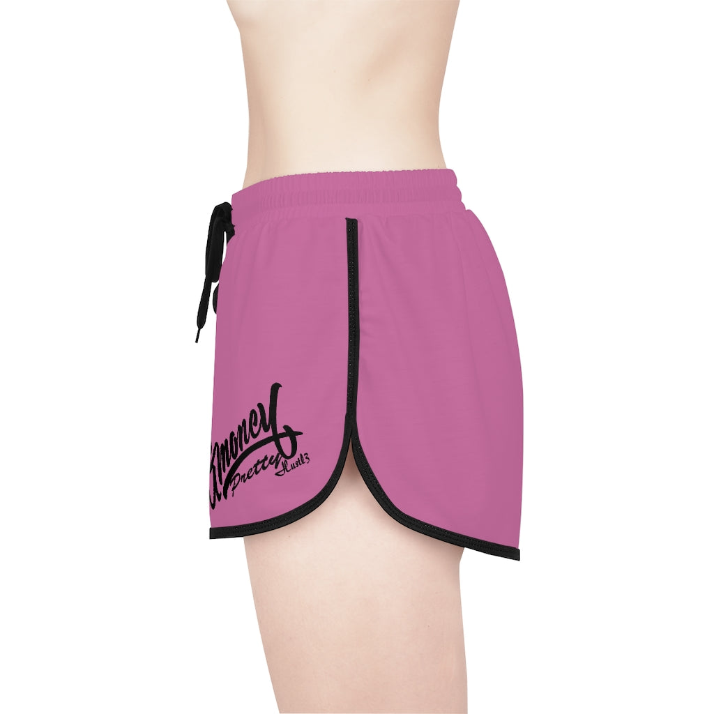 Gmoney Pretty Hustl3 Women's Relaxed Shorts (AOP)