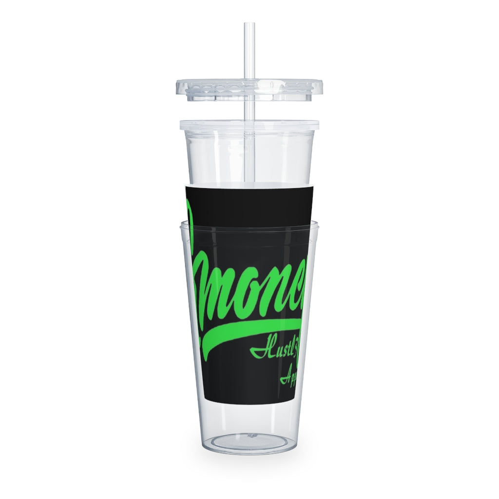 GMoney Hustl3 Plastic Tumbler with Straw