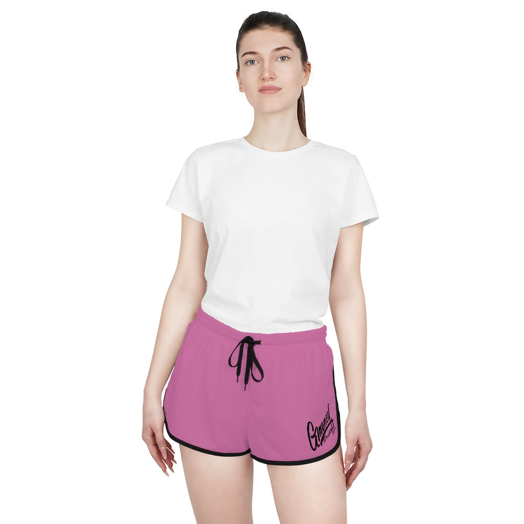 Gmoney Pretty Hustl3 Women's Relaxed Shorts (AOP)