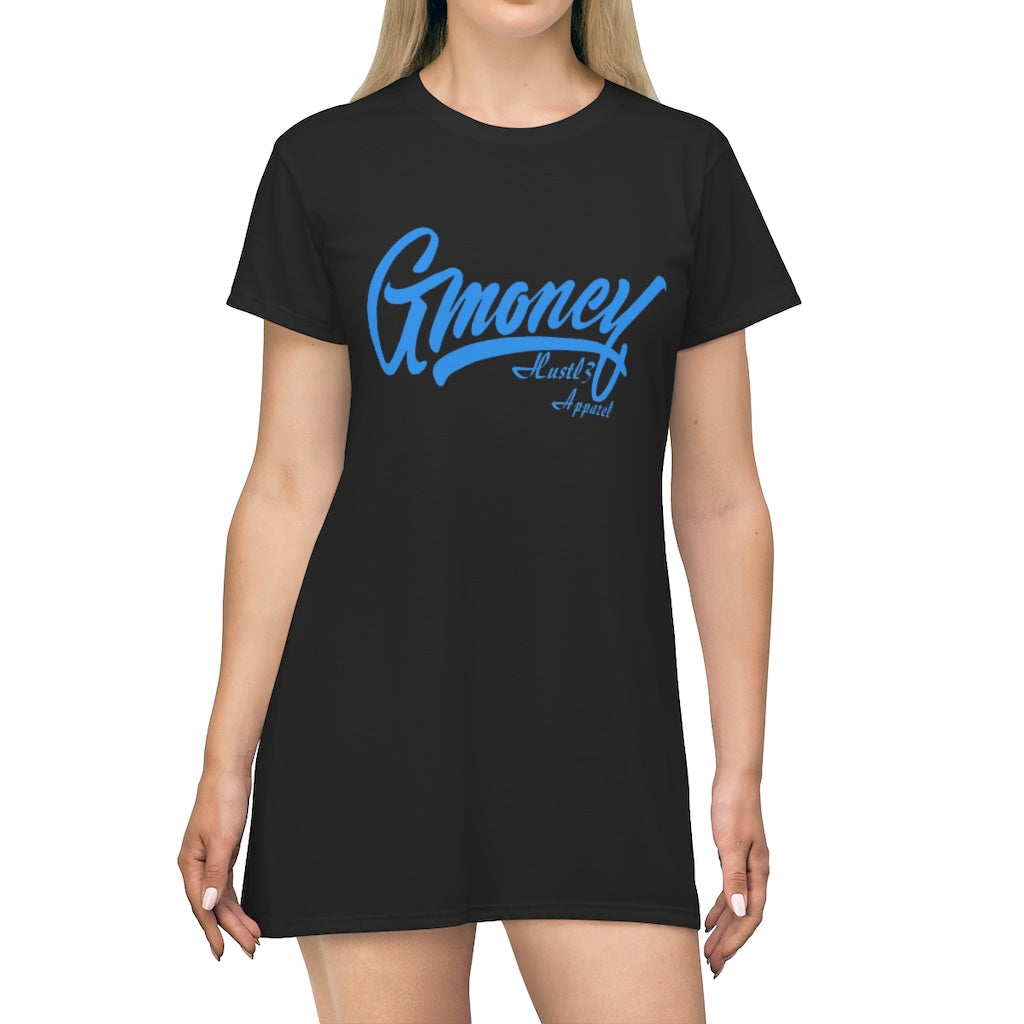 GMONEYHUSTL3 T-SHIRT DRESS