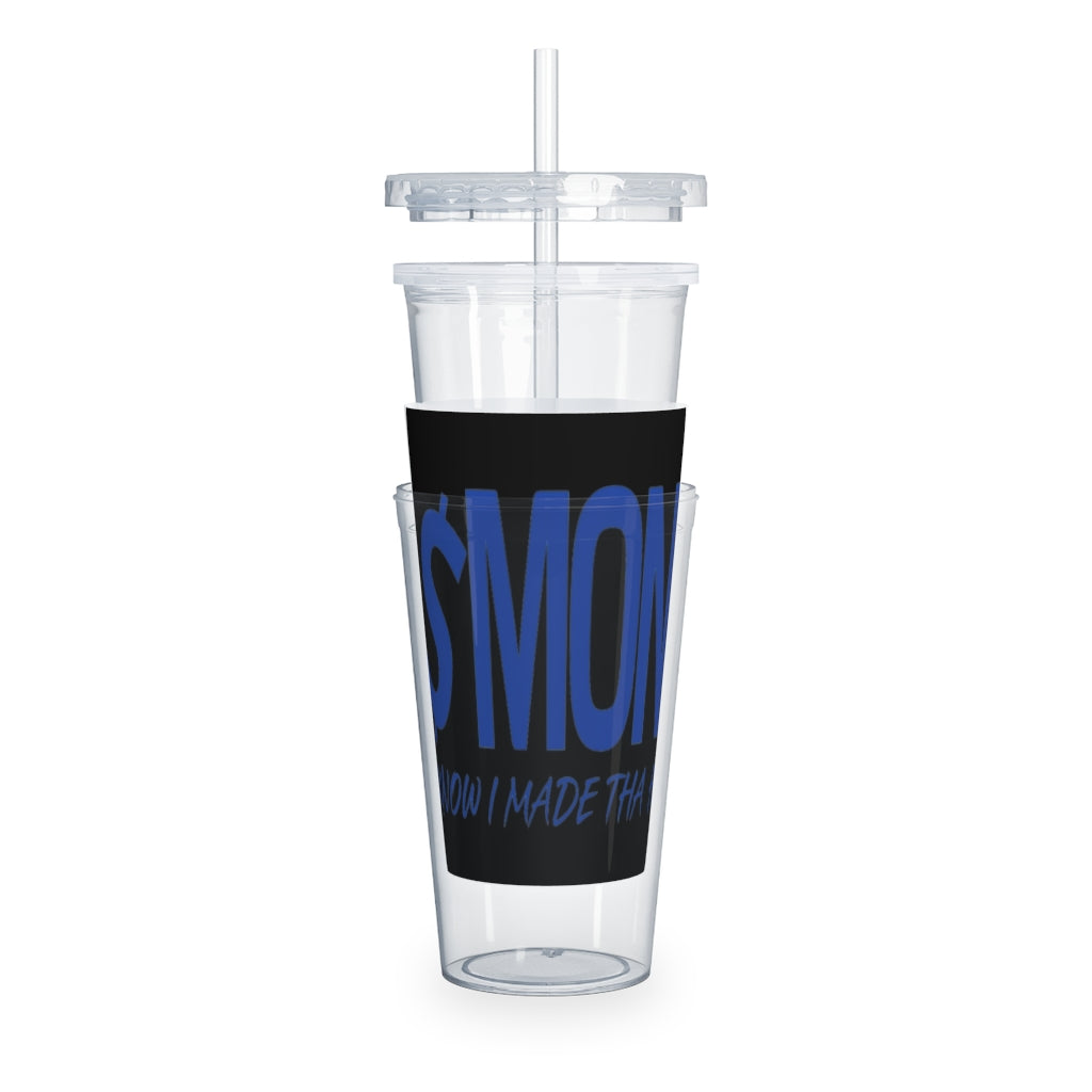 GMoney Hustl3 Plastic Tumbler with Straw